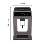 KRUPS Evidence One Kaffeevollautomat mit Milchschlauch, One-Touch-Cappuccino, 12 Getränkespezialitäten, 2-Tassen-Funktion, Farbdisplay, Kaffeemaschine, TÜV-Siegel, Schwarz, EA895N10 – Bild 6