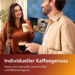 PHILIPS Kaffeevollautomat LatteGo 5400 Serie, Chrom, 12 Spezialitäten – Bild 5