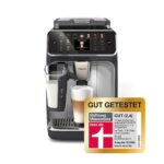 PHILIPS Kaffeevollautomat LatteGo 5500 Serie, Silber, 20 Spezialitäten