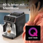 PHILIPS Kaffeevollautomat LatteGo 5500 Serie, Silber, 20 Spezialitäten – Bild 7