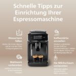 PHILIPS Kaffeevollautomat Panarello 2200 Serie, Schwarz, 2 Spezialitäten - Image 9