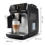 PHILIPS Kaffeevollautomat LatteGo 5500 Serie, Silber, 20 Spezialitäten – Bild 8