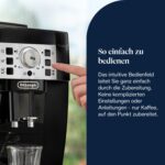 De'Longhi Magnifica S - Kaffeevollautomat 2 Getränke Schwarz – Bild 5