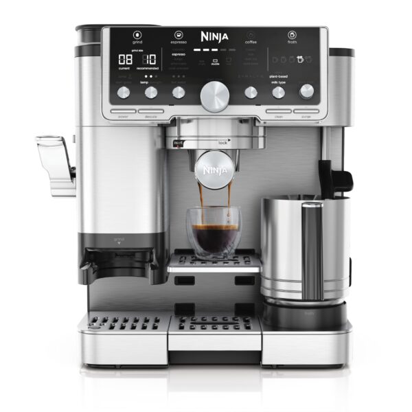 Ninja Luxe Pro 3-in-1-Kaffeemaschine, Silber, ES701EU, einfache Handhabung
