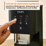 KRUPS Coffee Crush Extra Kaffeevollautomat, nur 15 cm breit, Schwarz – Bild 6