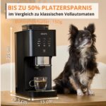 KRUPS Coffee Crush Extra Kaffeevollautomat, nur 15 cm breit, Schwarz – Bild 5