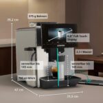 Siemens Kaffeevollautomat EQ900 iAroma, personalisierbare Einstellungen, präzises Mahlwerk, großes, intuitives Full-Touch-Display, Silber, TQ923E03 - Image 9