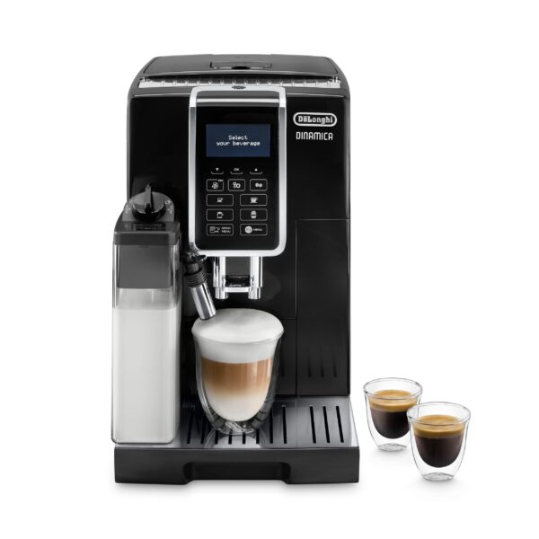 De'Longhi Dinamica - Kaffeevollautomat 4 Getränke Schwarz