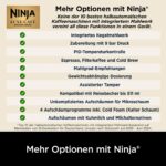 Ninja Luxe Premier 3-in-1-Kaffeemaschine mit Mahlwerk, Silber, ES601EU – Bild 9