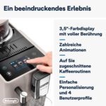 De'Longhi Rivelia - Kaffeevollautomat 8 Getränke Beige – Bild 7