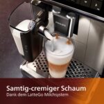 PHILIPS Kaffeevollautomat LatteGo 5400 Serie, Chrom, 12 Spezialitäten – Bild 3