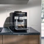 Siemens Kaffeevollautomat EQ6 plus s300, Milchsystem, 11 Getränke, automatische Reinigung des Milchsystems, Keramikmahlwerk, großes Touchdisplay, Silber, TE653501DE - Image 2