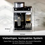Ninja Prestige 2-in-1 Filterkaffee- und Kapselmaschine, 1–2 Tassen, Milchaufschäumer, Schwarz – Bild 8
