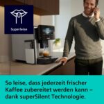 Siemens Kaffeevollautomat EQ900 iAroma, personalisierbare Einstellungen, präzises Mahlwerk, großes, intuitives Full-Touch-Display, Silber, TQ923E03 - Image 5