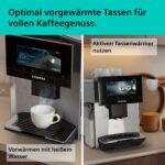 Siemens Kaffeevollautomat EQ900 iAroma, personalisierbare Einstellungen, präzises Mahlwerk, großes, intuitives Full-Touch-Display, Silber, TQ923E03 - Image 12