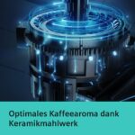Siemens Kaffeevollautomat EQ6 plus s300, Milchsystem, 11 Getränke, automatische Reinigung des Milchsystems, Keramikmahlwerk, großes Touchdisplay, Silber, TE653501DE - Image 8